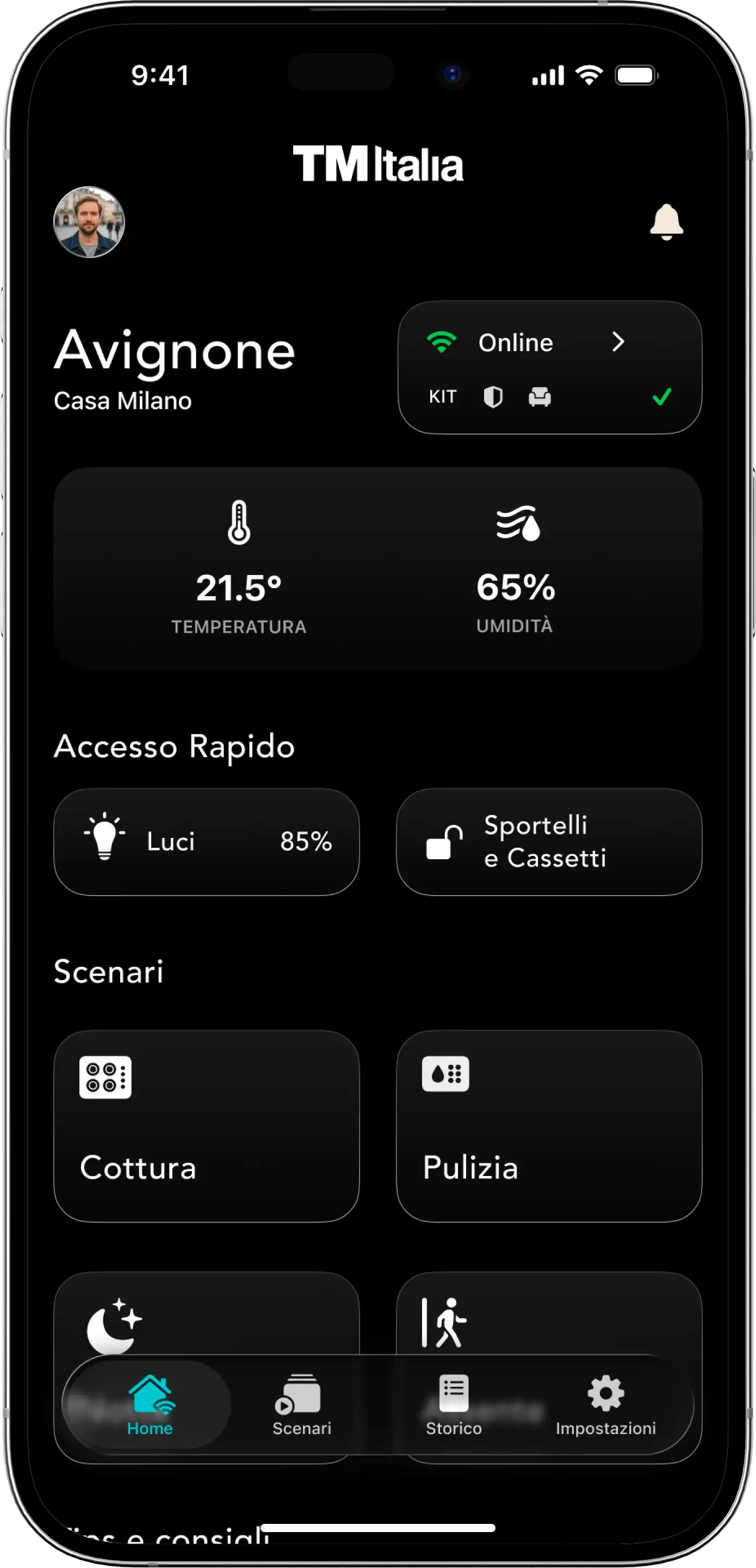 TM Italia app screenshot
