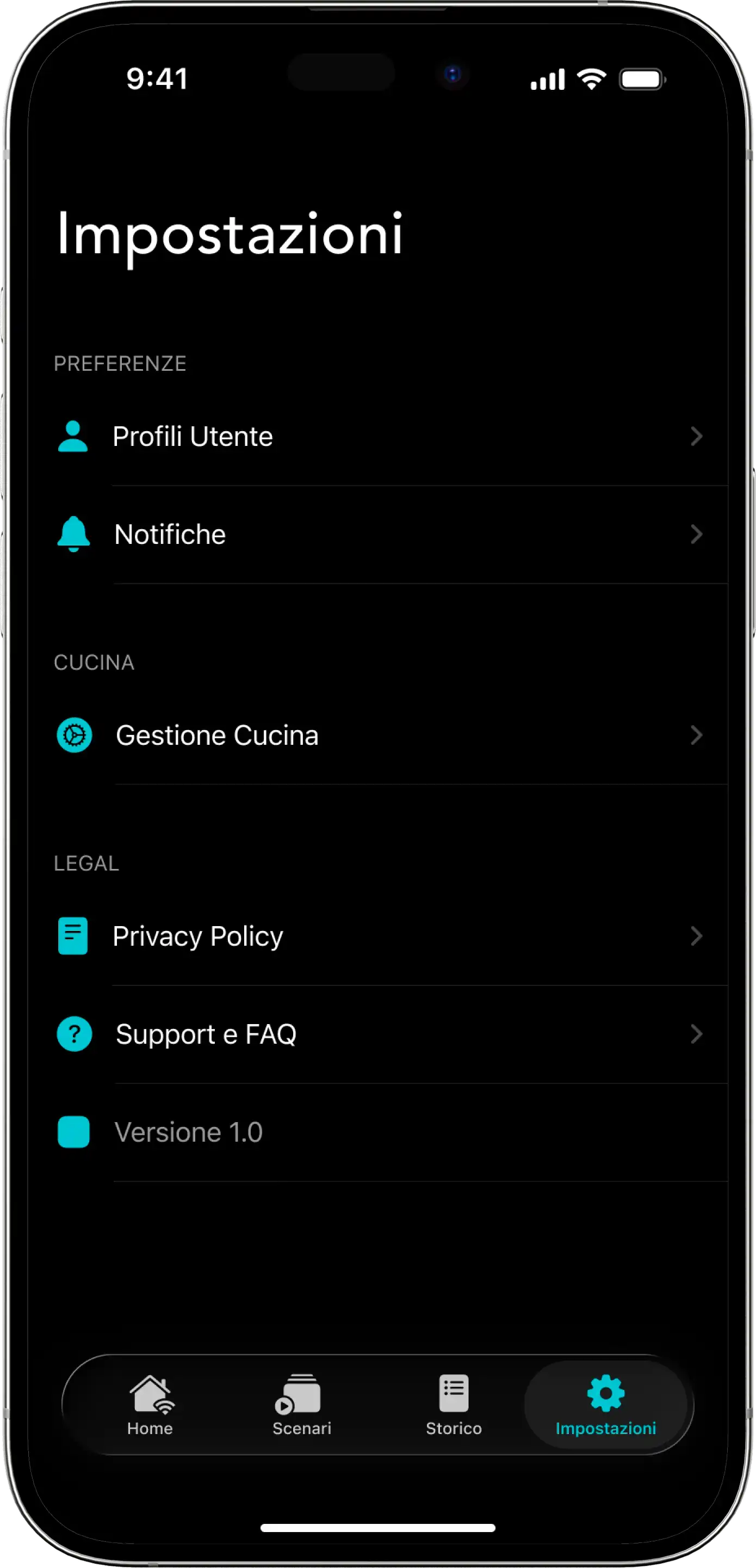 TM Italia app screenshot