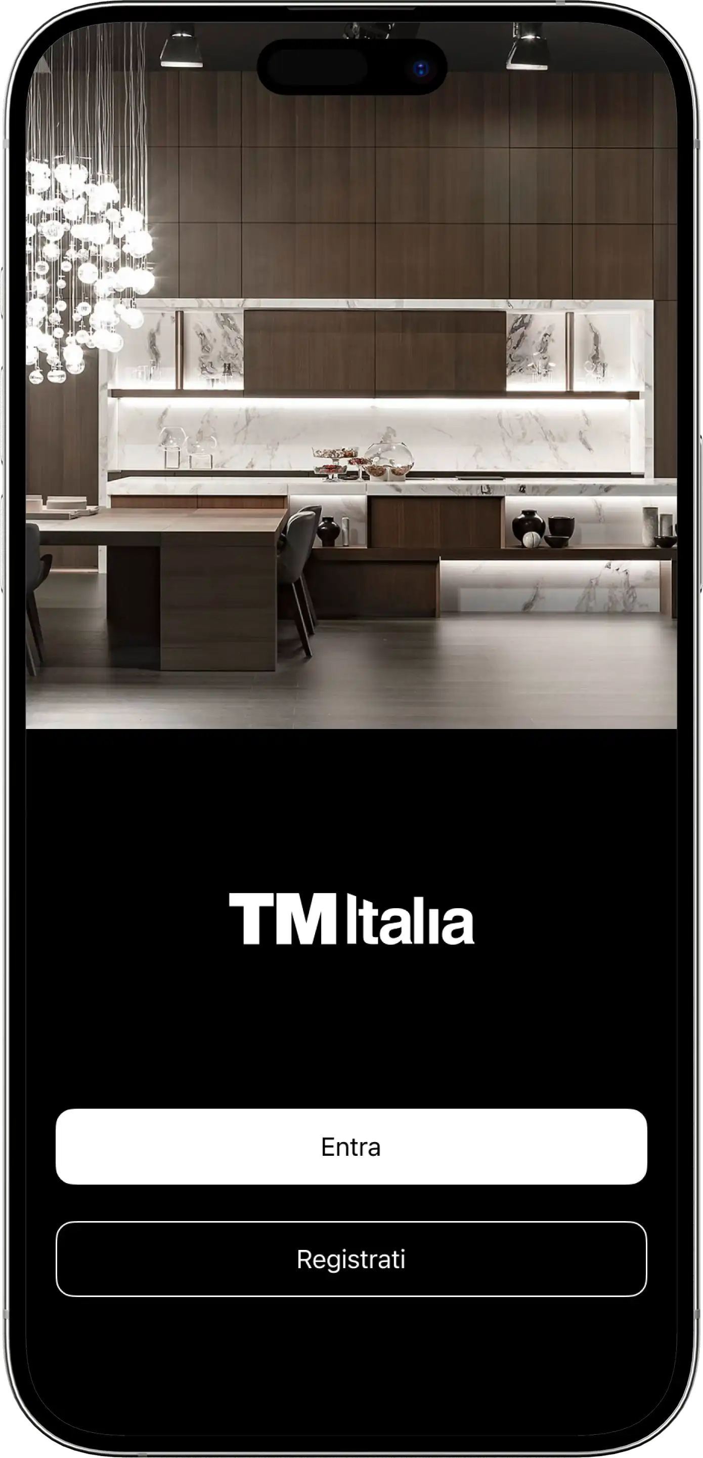 Screenshot dell'app TM Italia